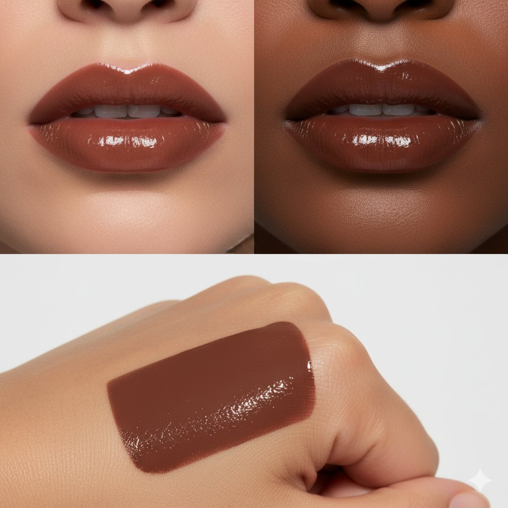 Mocha- Lip Gloss Brown