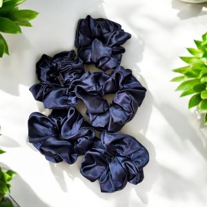 Indian Satin- Navy Blue (Pack of 5)